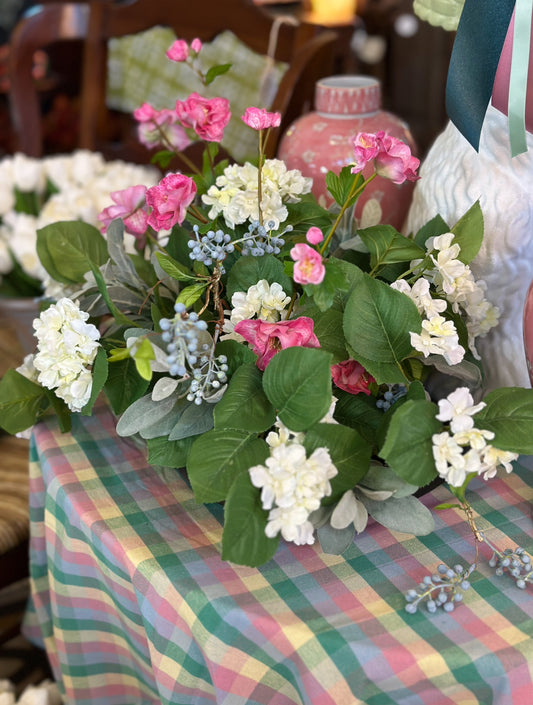 Hydrangea & Hellebores Floral Insert