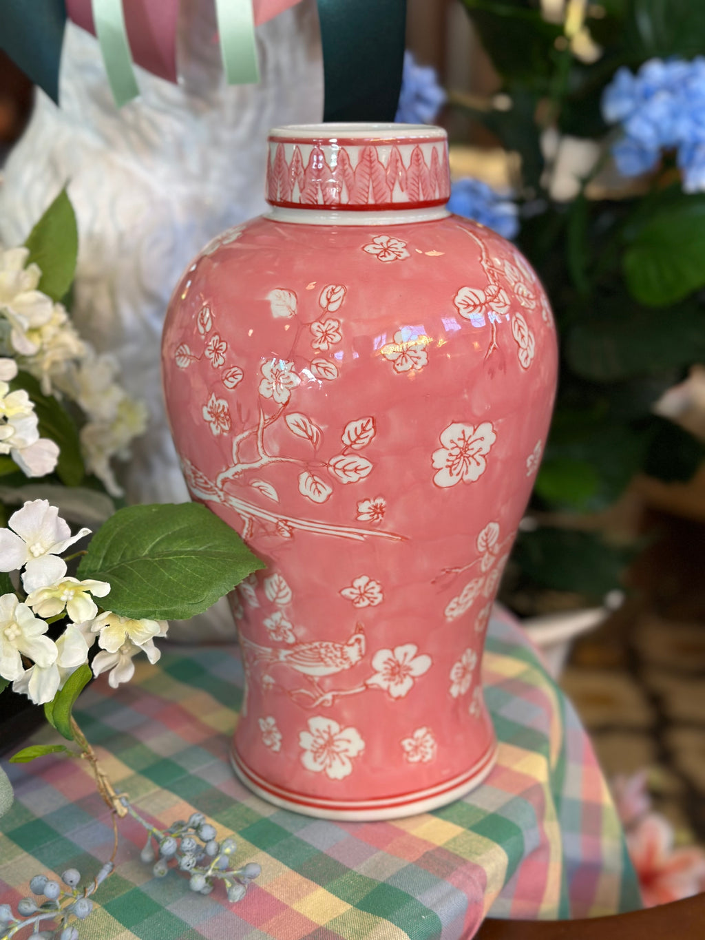 12.5" Pink Vase