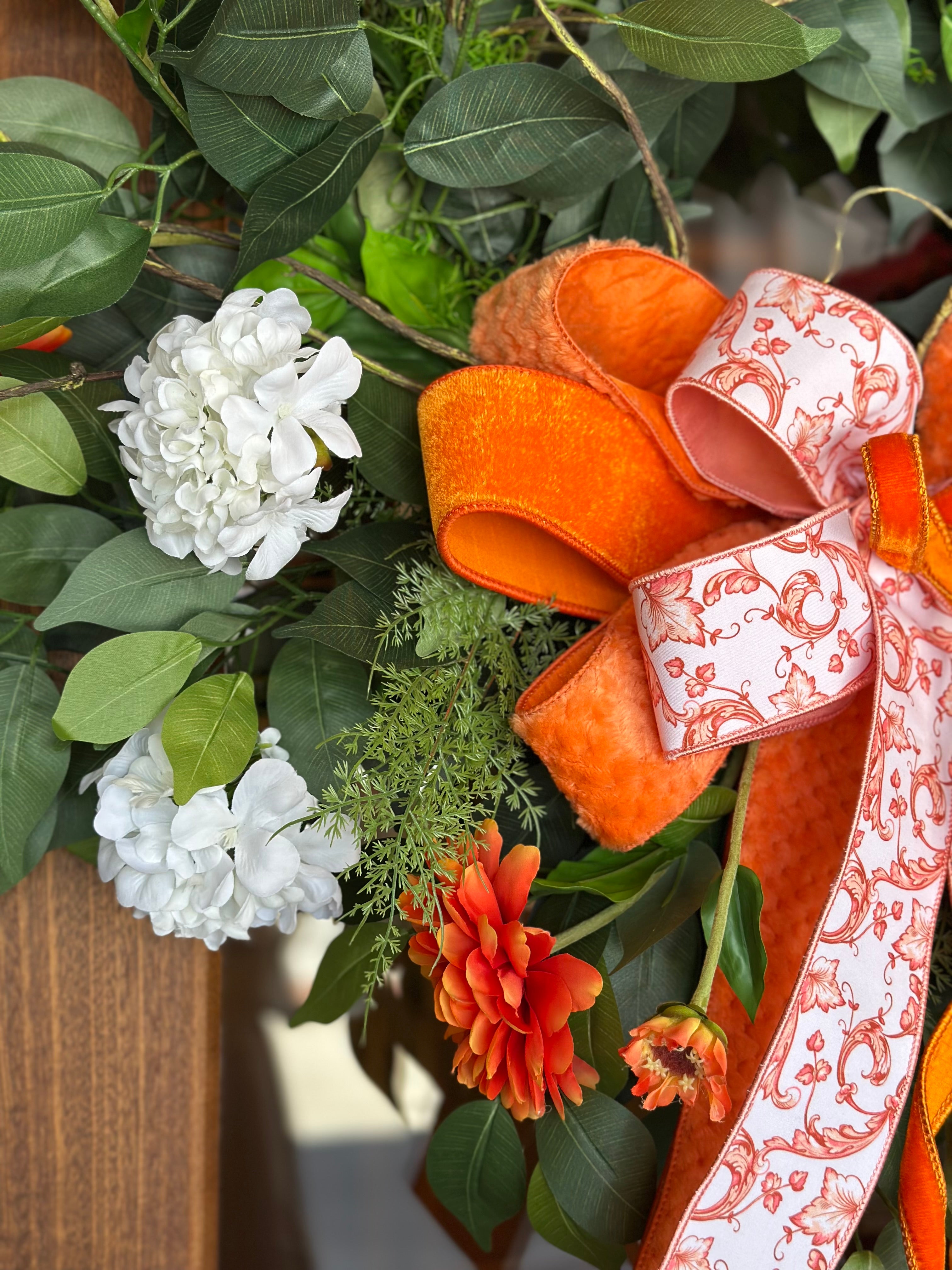 Betty with a Bow Wreath