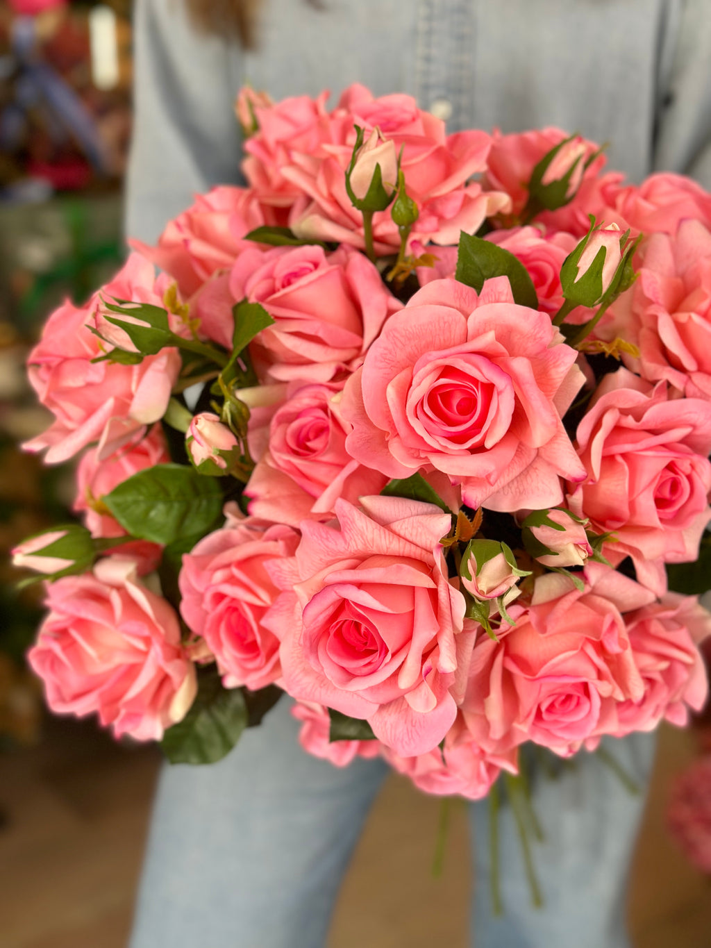 REAL TOUCH ROSE 26" -PINK