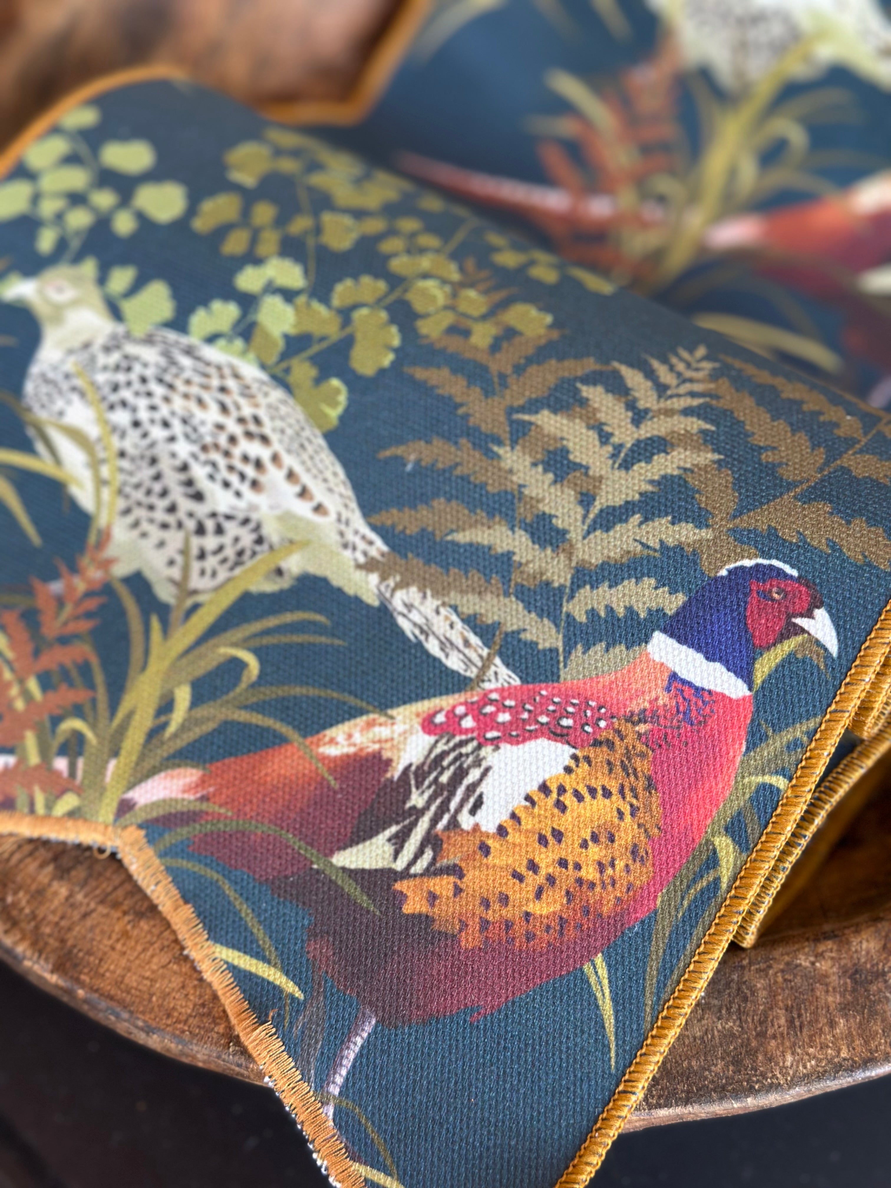 Pheasants in Field Sash