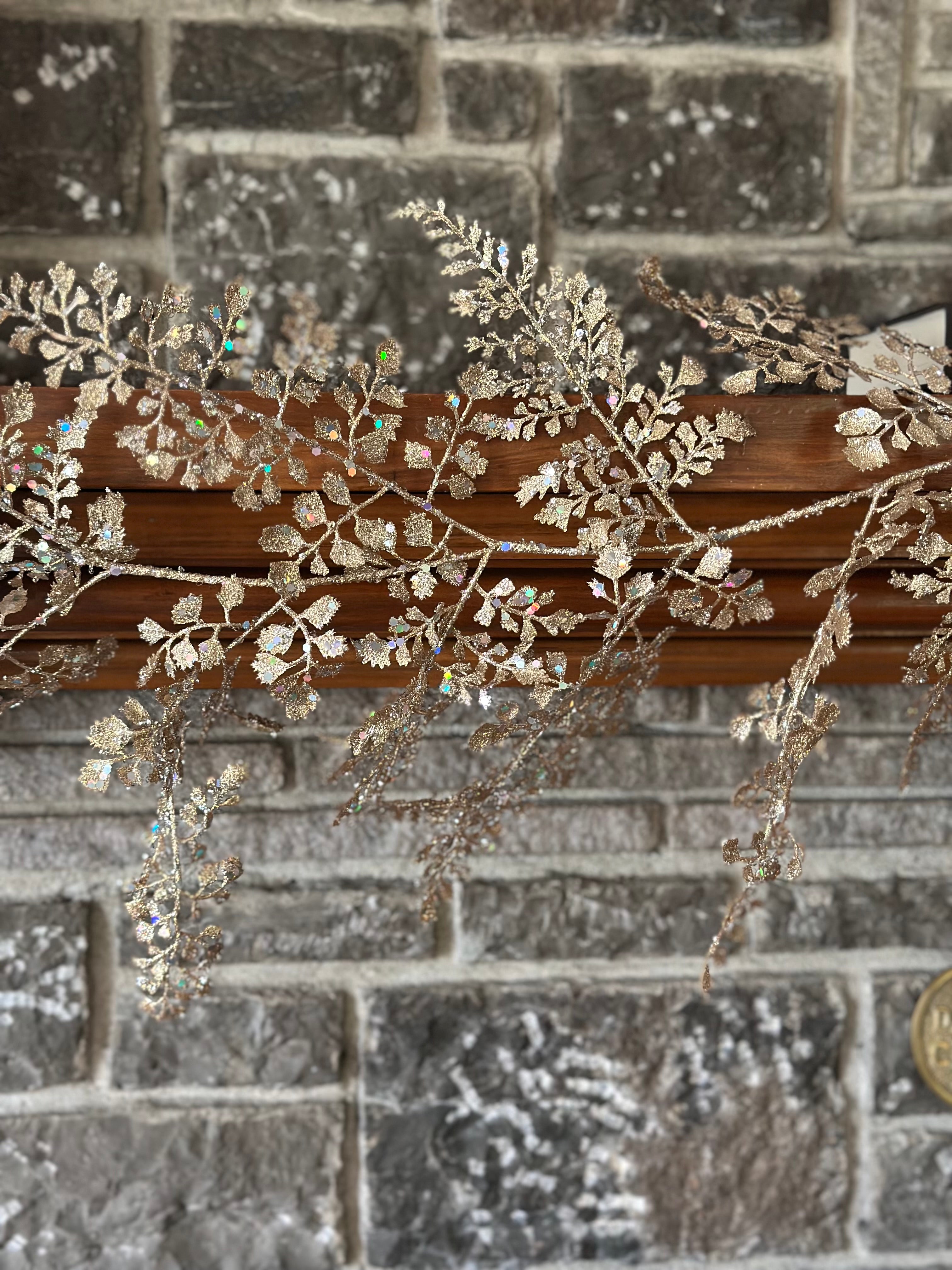 48" GLITTER SEQUIN MAIDEN HAIR GARLAND