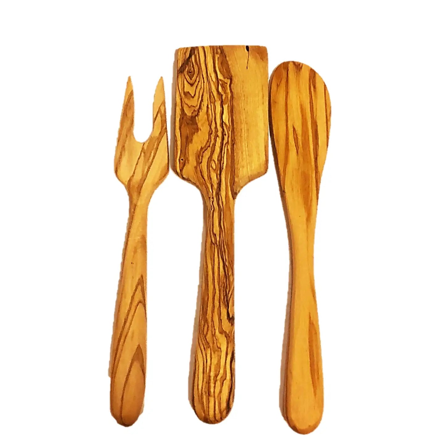 Olive Wood Cheese Utensil Set of 3