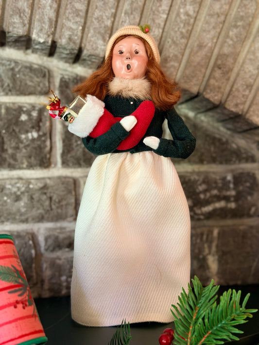 Byers’ Choice Family with Stocking Mom