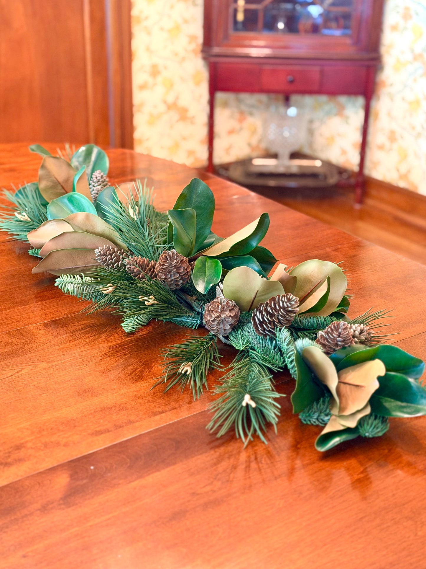 Deluxe Rockies & Pinecones Magnolia Centerpiece