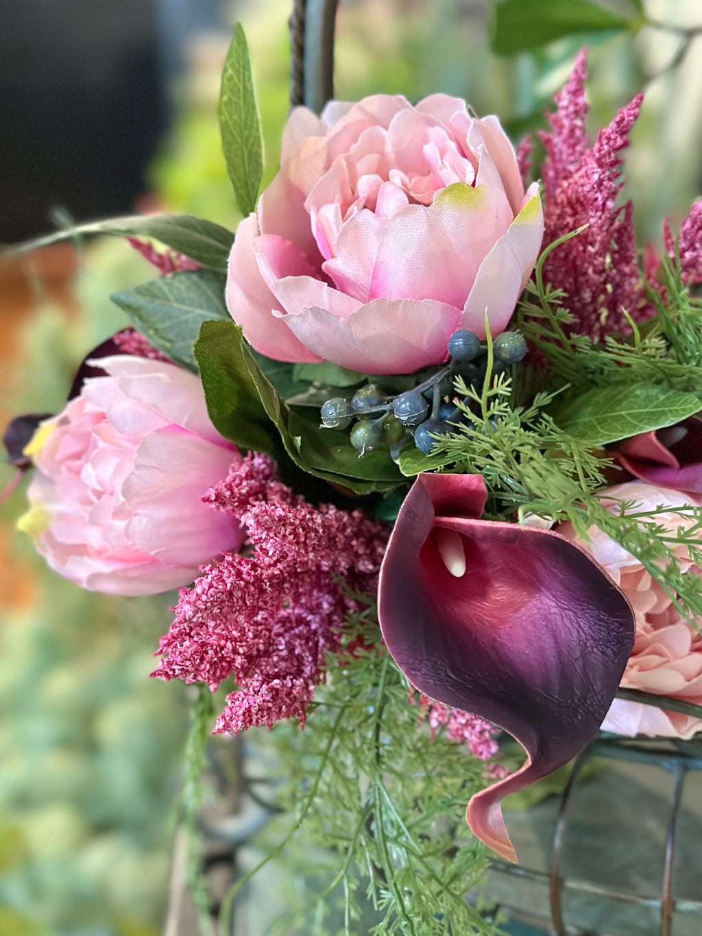 Peony Calla Lilies Bouquet