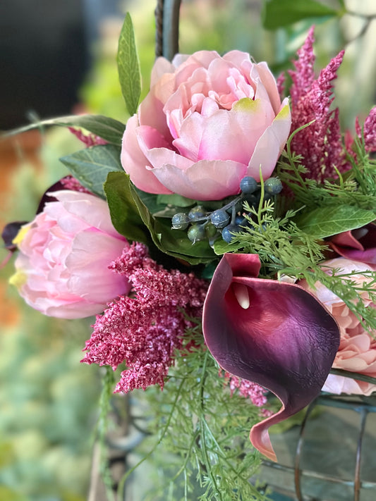 Peony Calla Lilies Bouquet