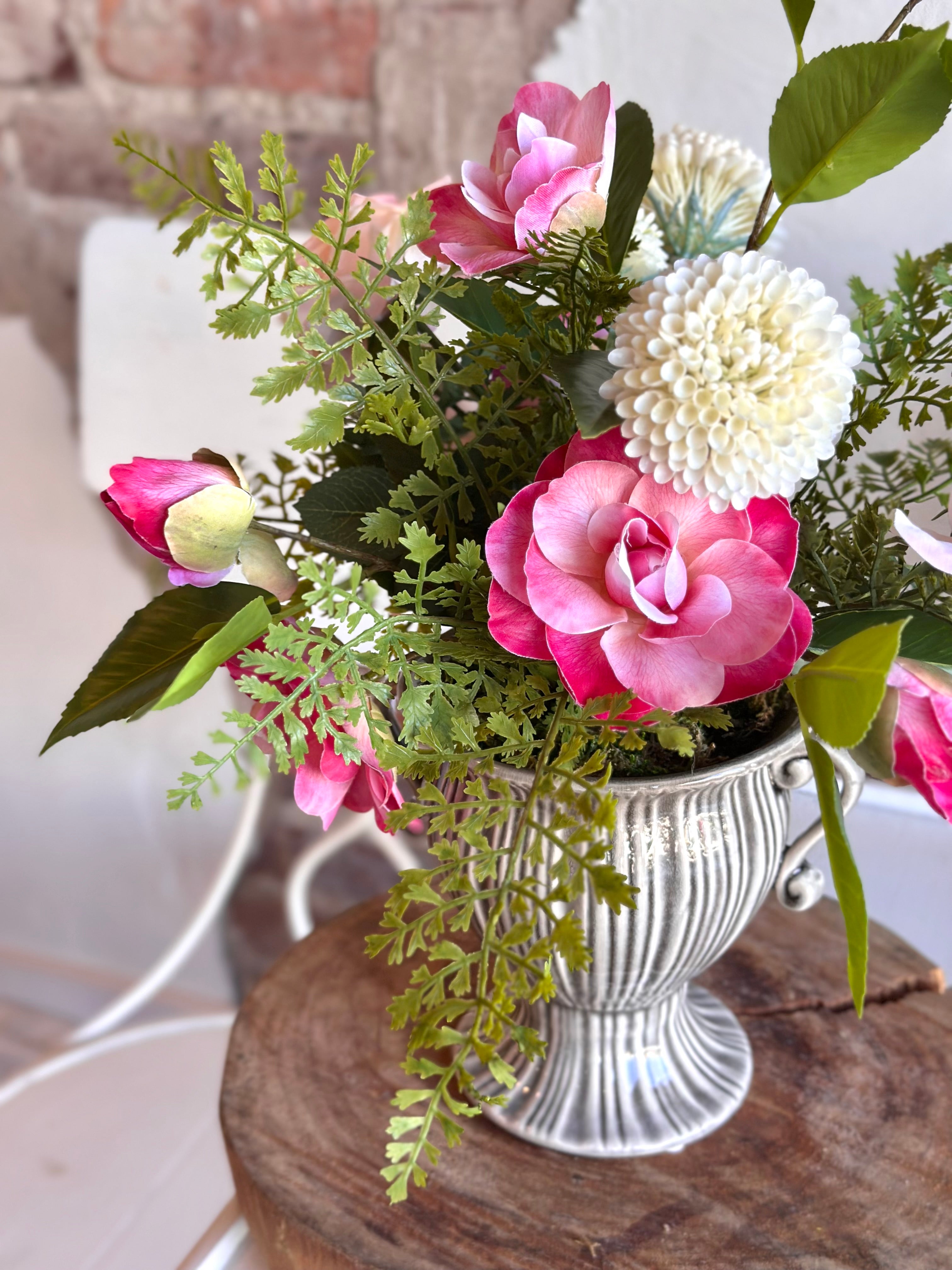Camellias & Rose Arrangement