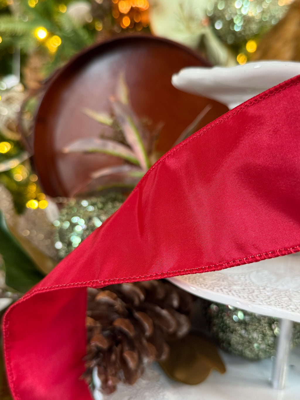 2.5" Simply Taffeta, Red