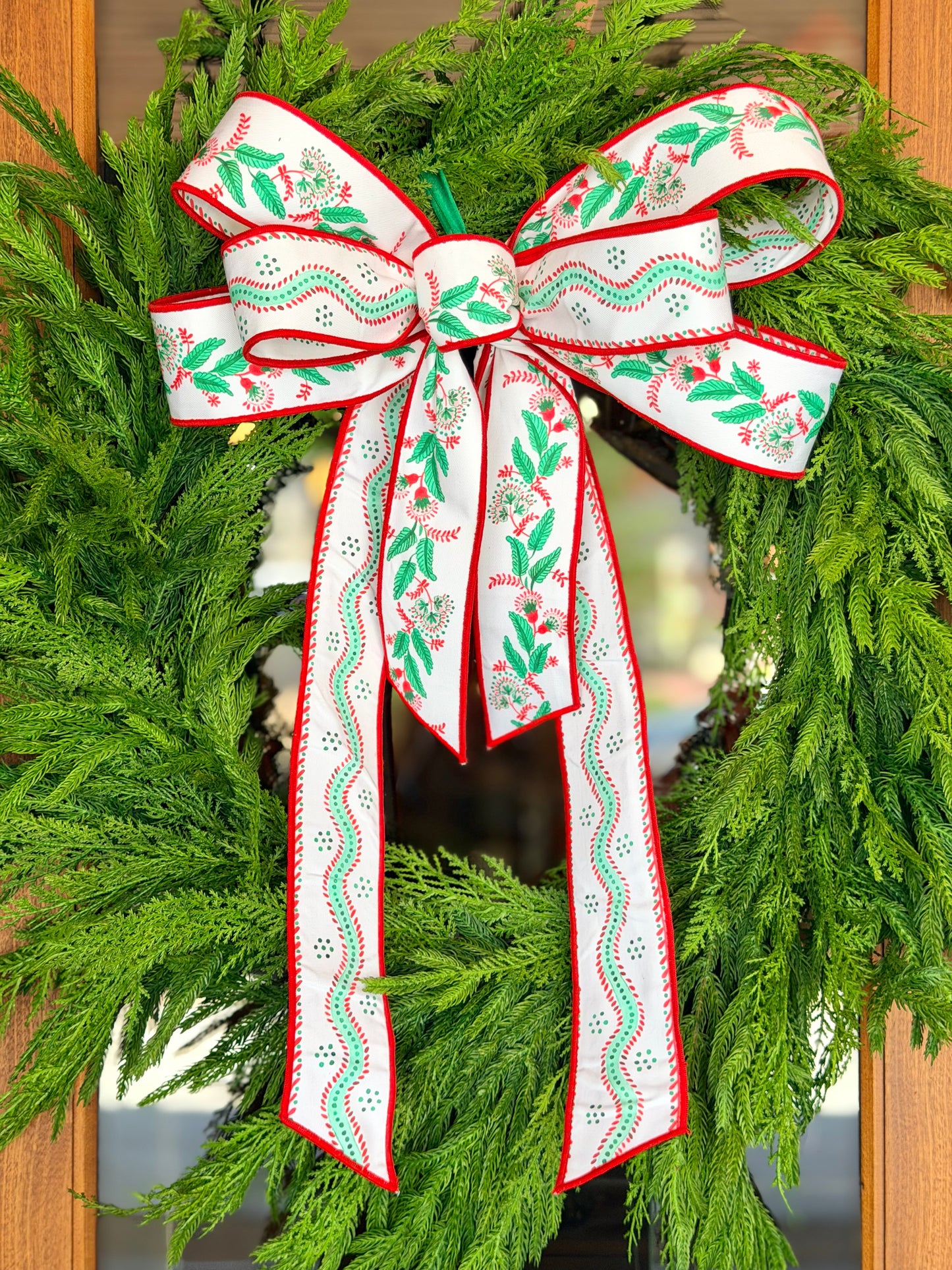 White Christmas Bow
