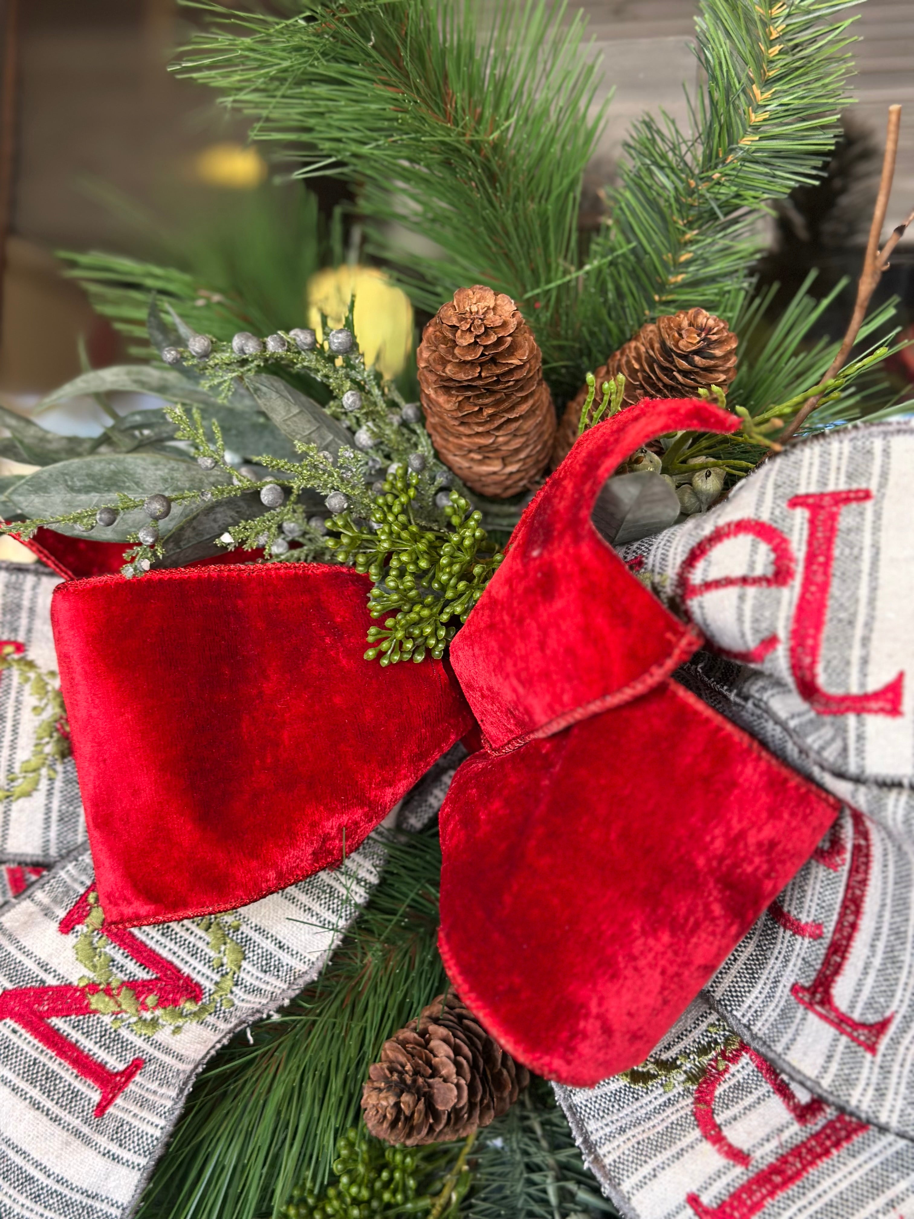 Noel Mixed Laurel Swag