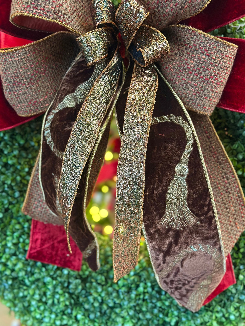 Christmas Tweed and Tassel