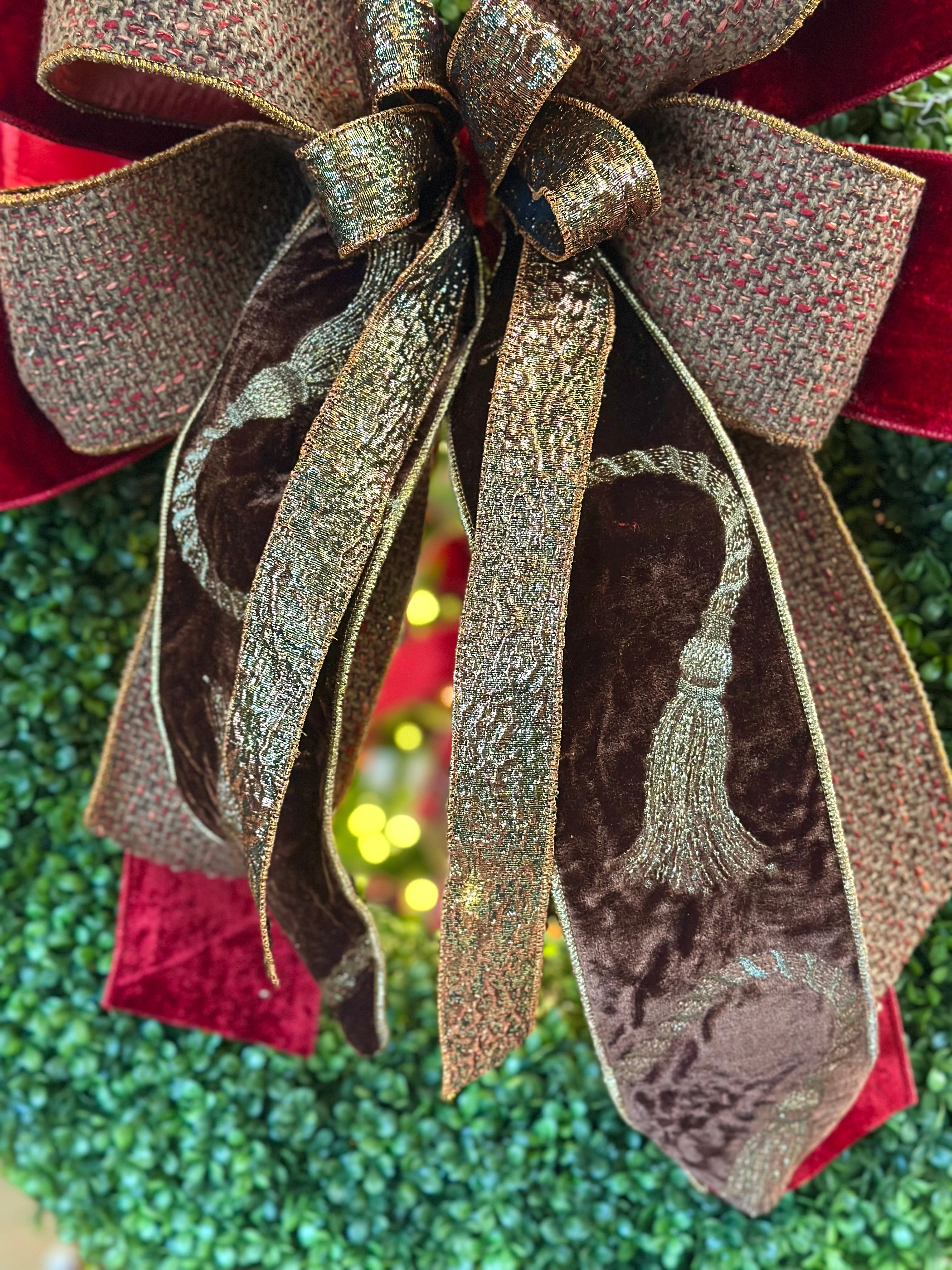 Christmas Tweed and Tassel