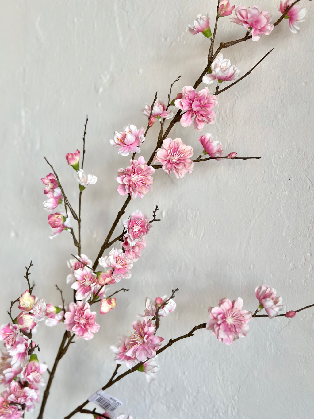 PLUM BLOSSOM SPRAY 43" CREAM/PINK