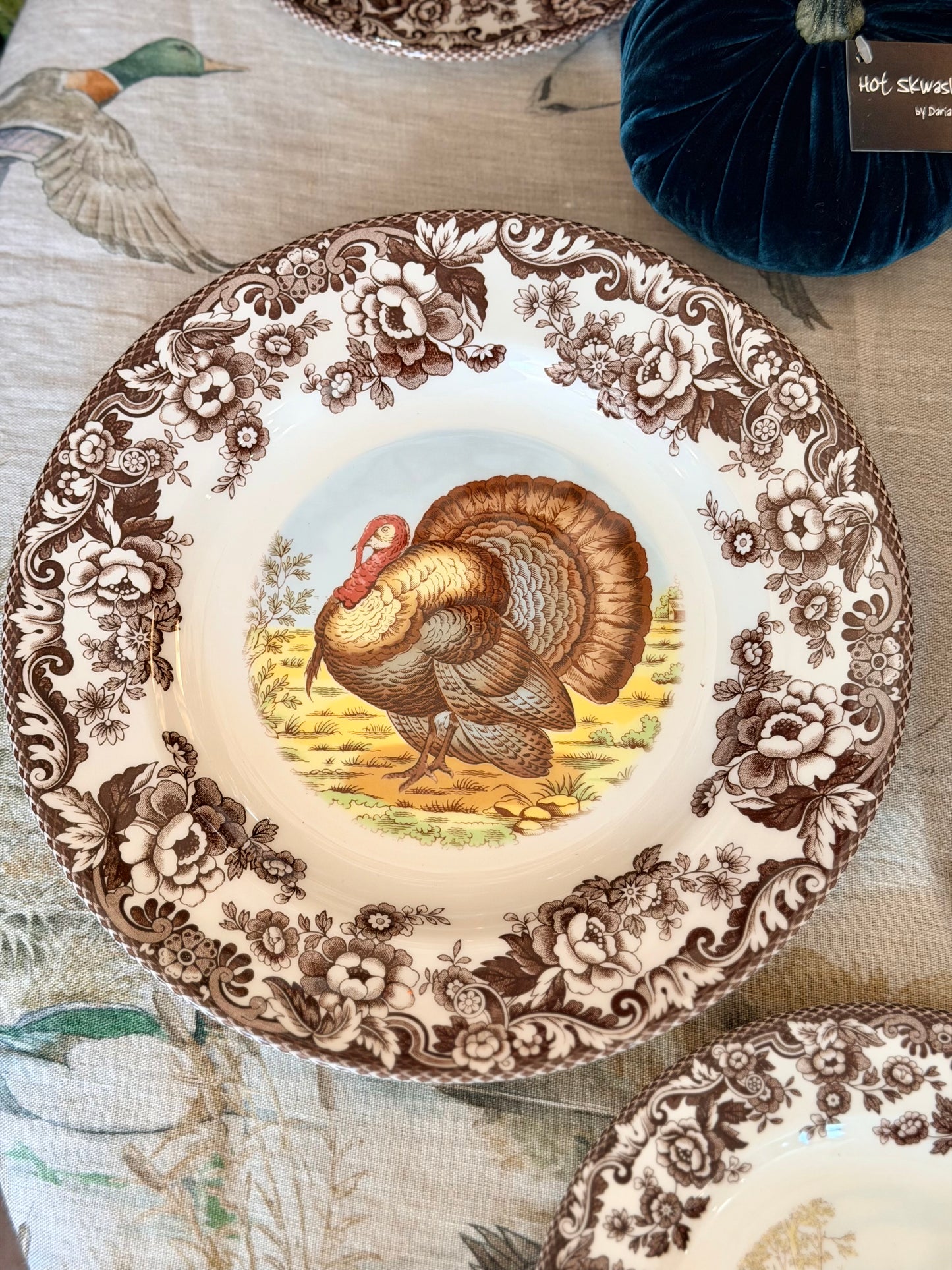 Woodland Dinner Plate 10.5 Inch, Turkey