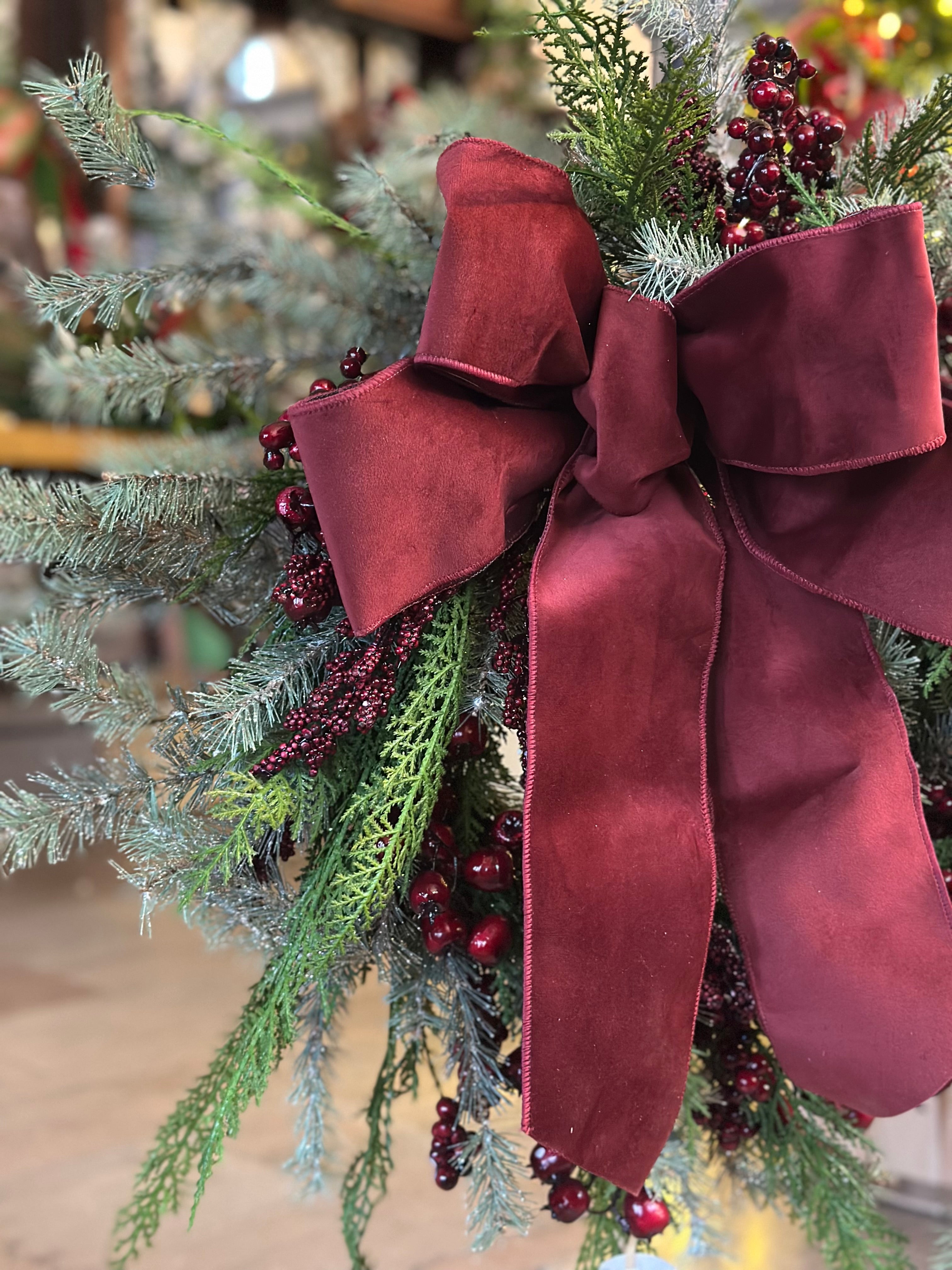 Burgundy Red Berry Wreath