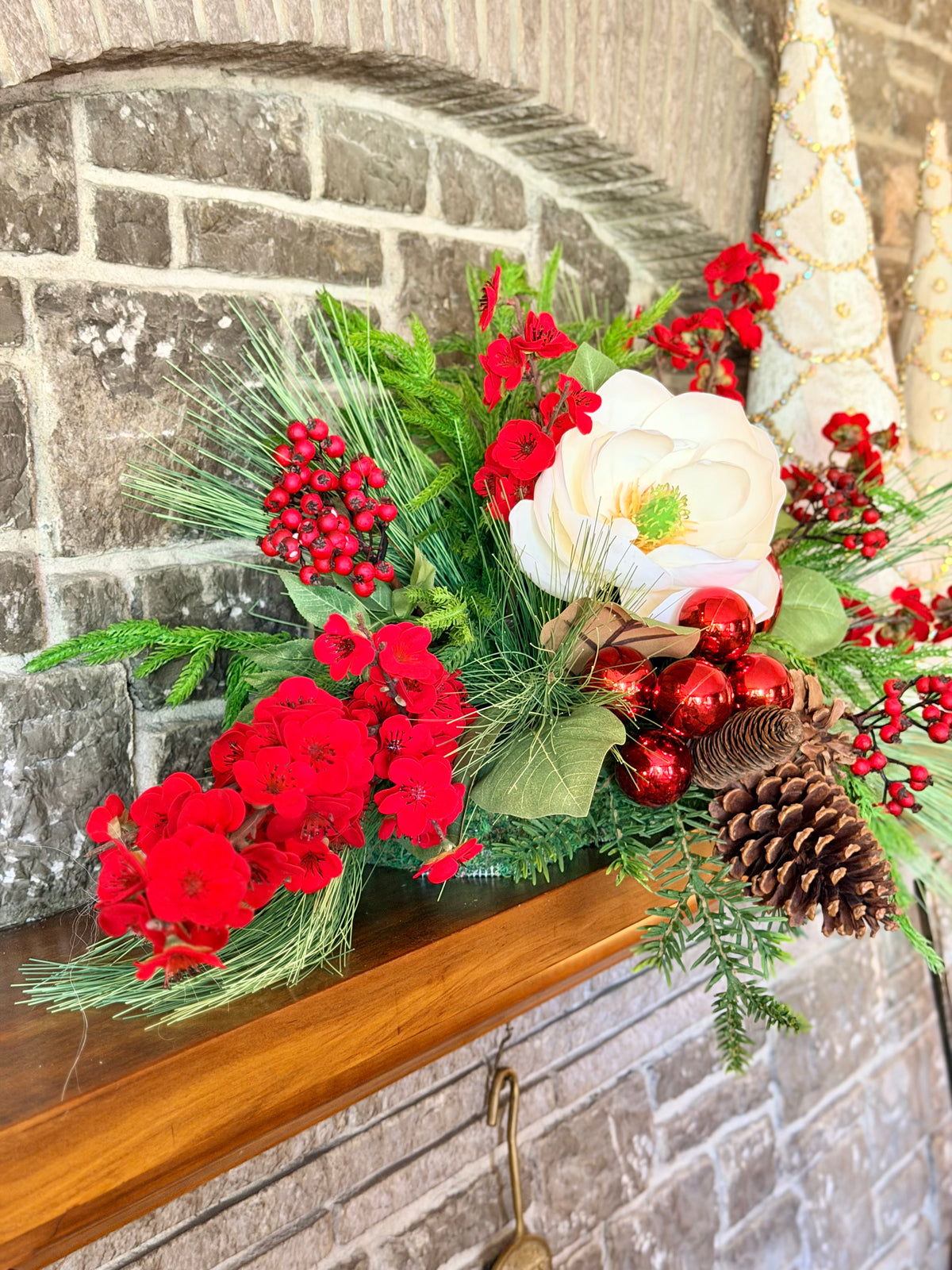 Holiday Blossoms Centerpiece