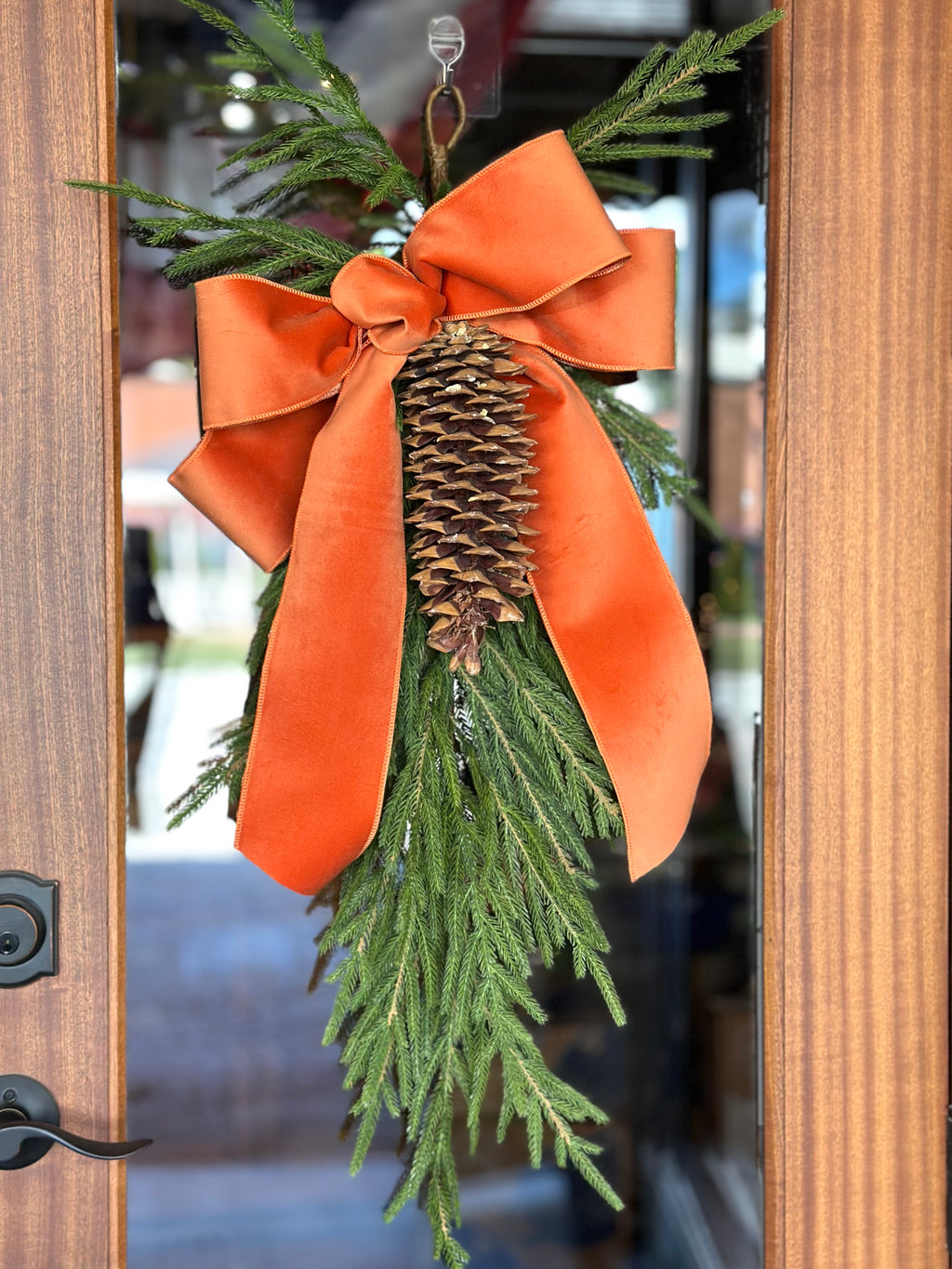 Austrian Pine Teardrop with Floppy Bow (COLOR OPTIONS)