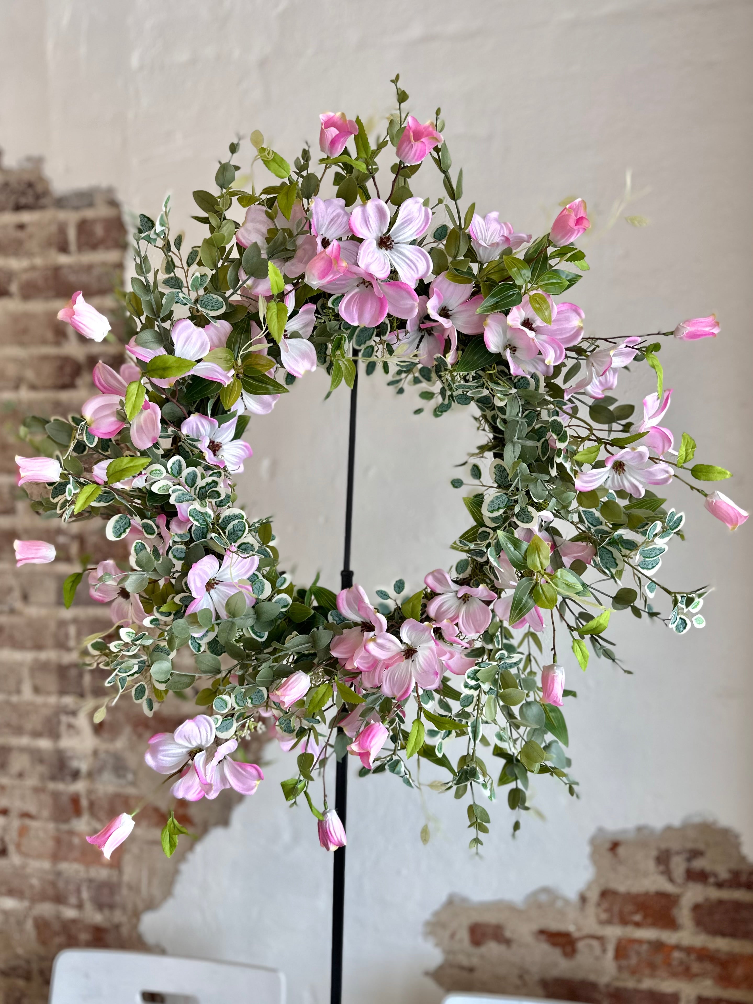 Blush Dogwood Wreath