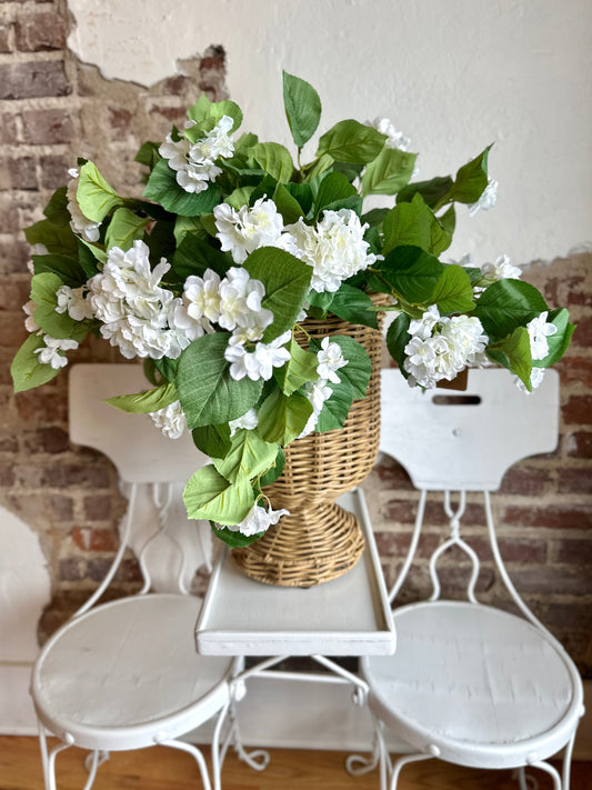 UV White Potted Hydrangea
