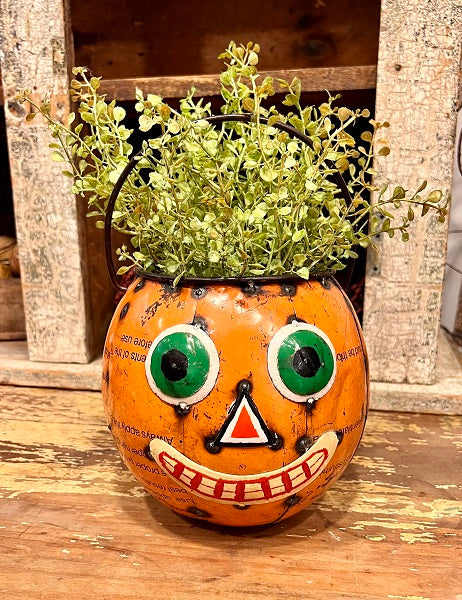 Pumpkin Candy Pail (Smiling)