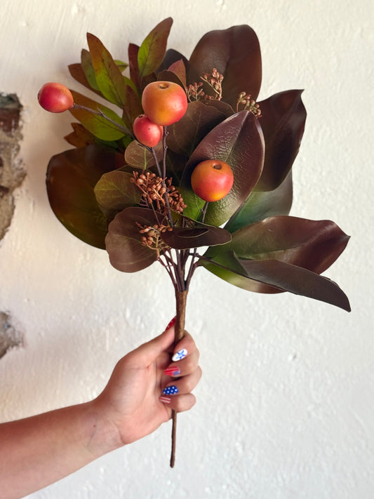 18" FALL MAGNOLIA & CRABAPPLE SPRAY