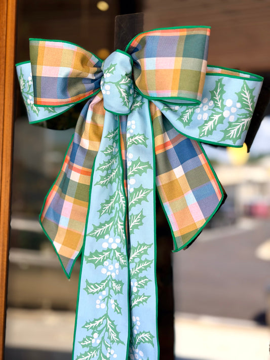 Yuletide Holly Bow
