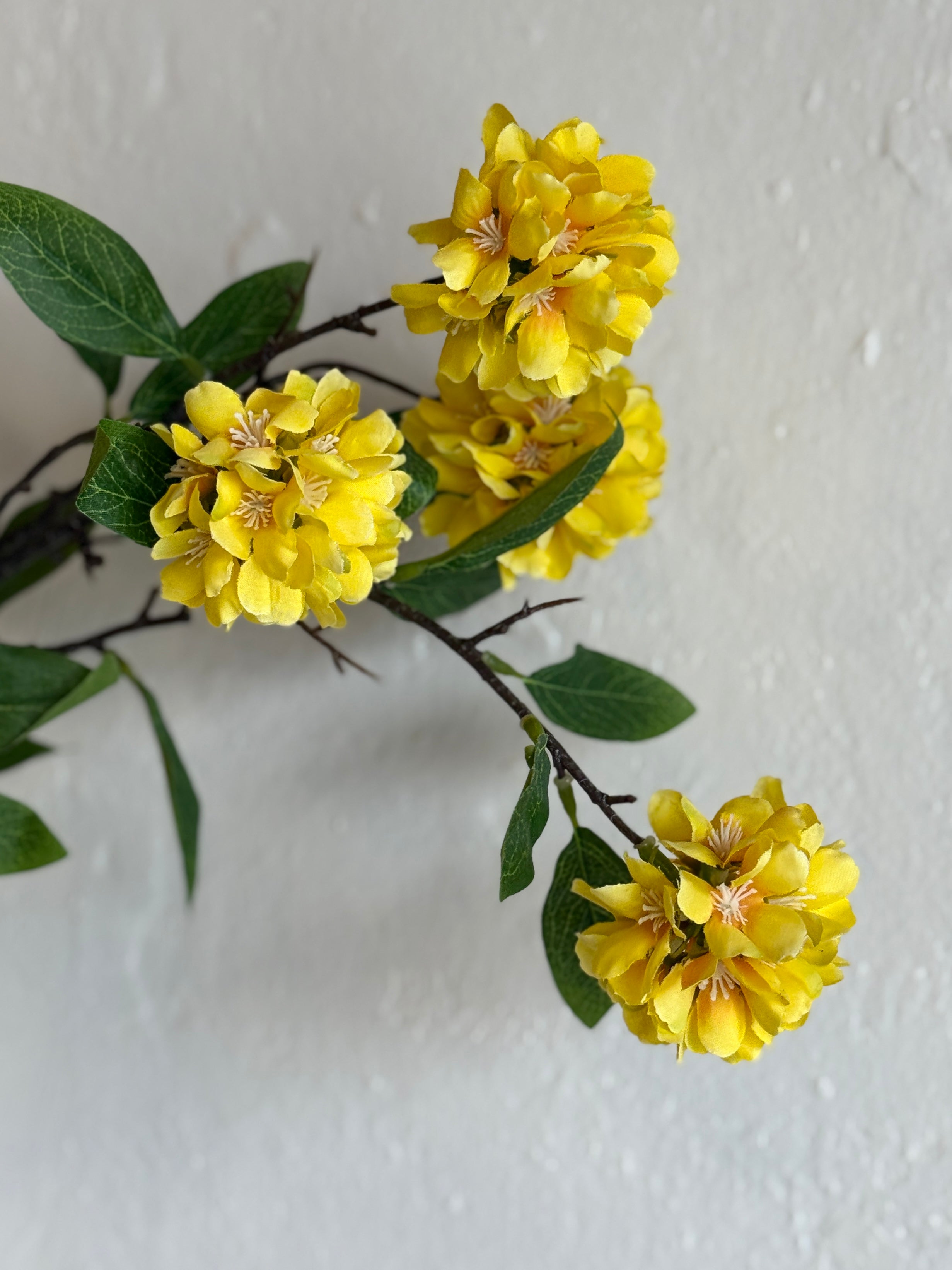 34" Yellow Kerria Spray