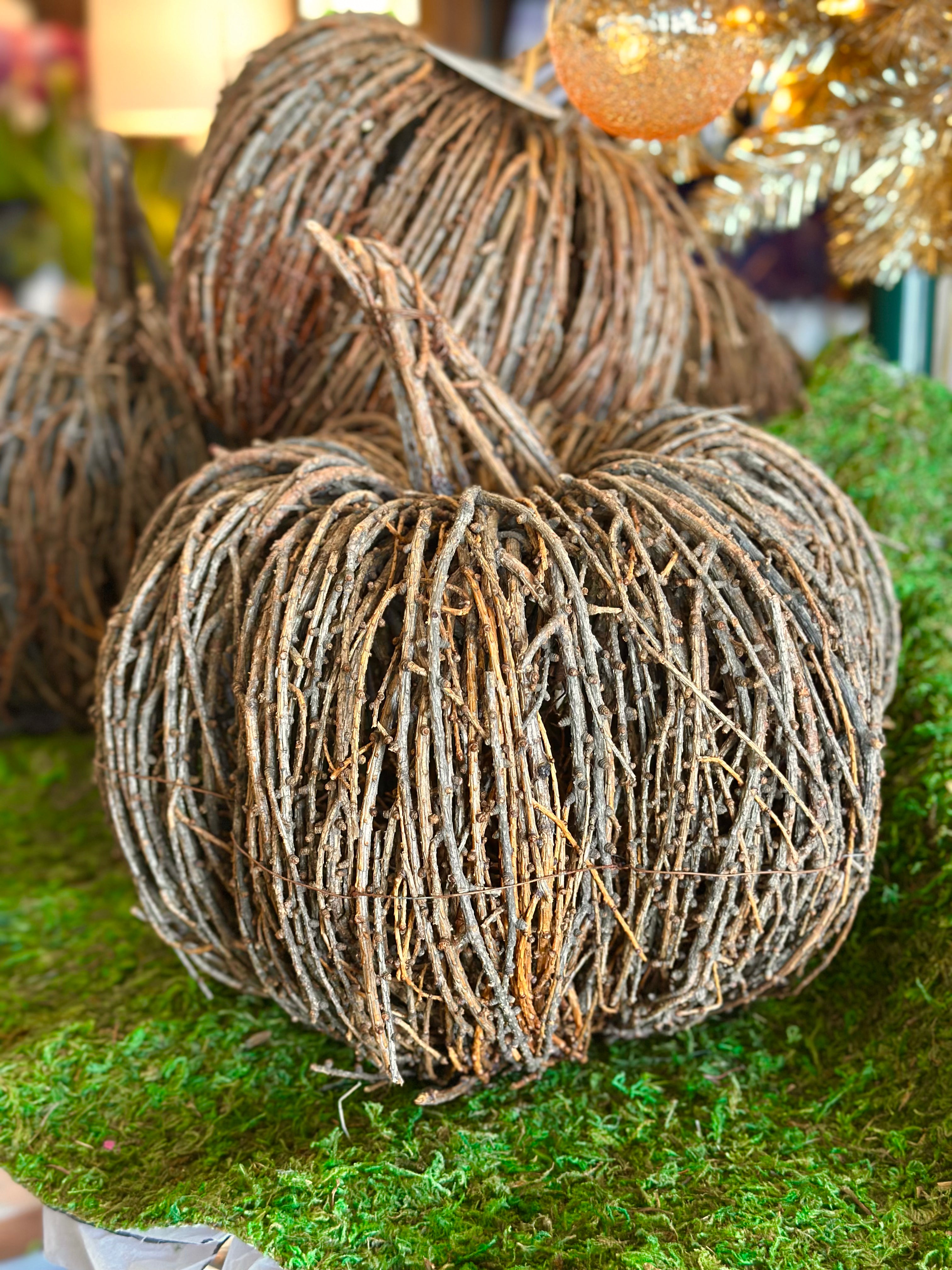 11.5" VINE PUMPKIN