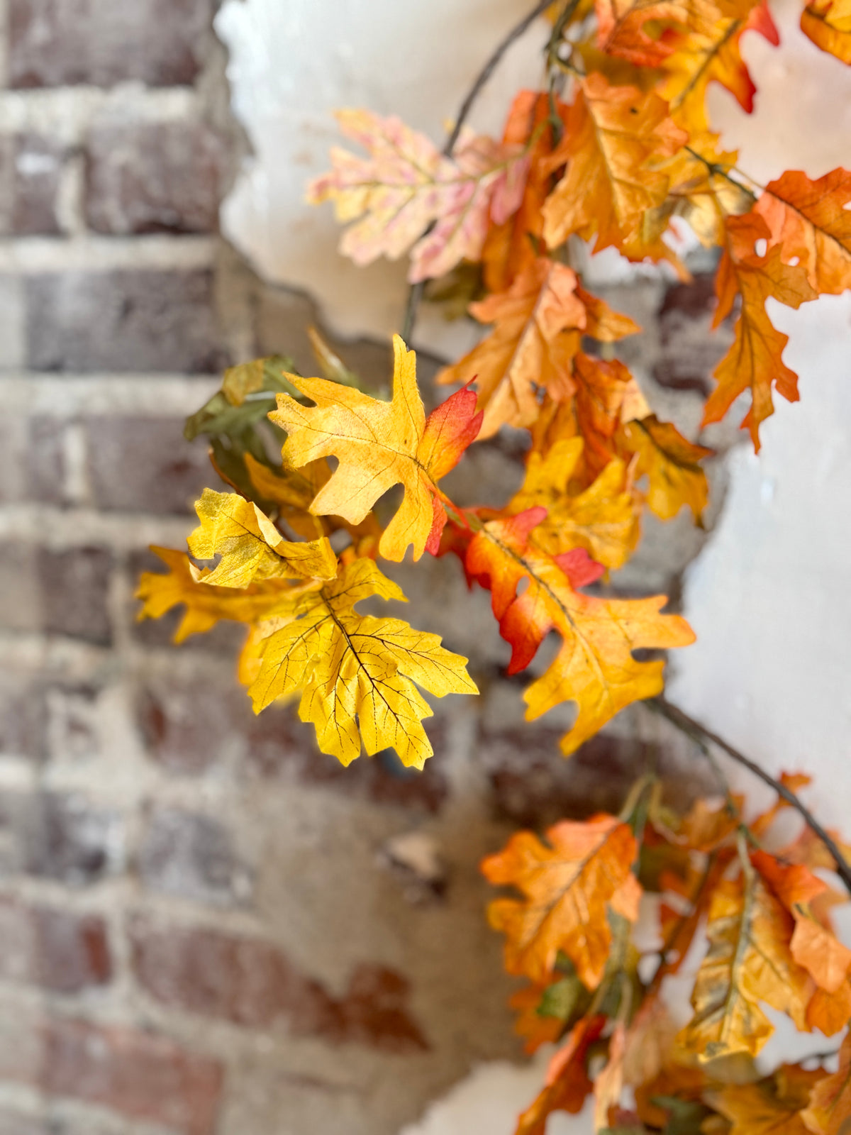 48" HARVEST BOUNTY OAK LEAF GARLAND