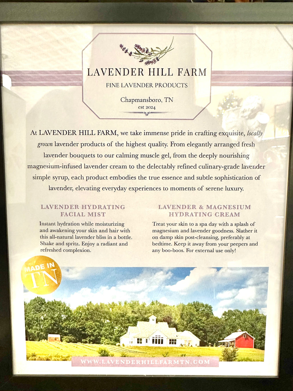 Lavender Hill Farm- Linen & Relaxation Spray