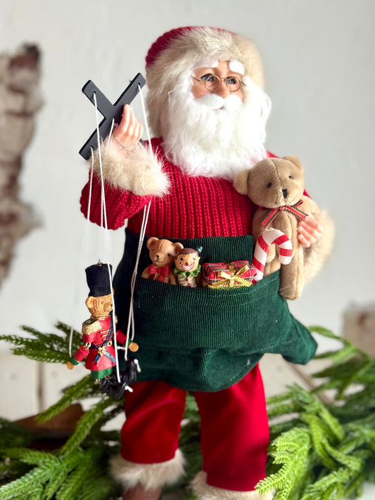 17"OLD ST NICK WORKSHOP SANTA