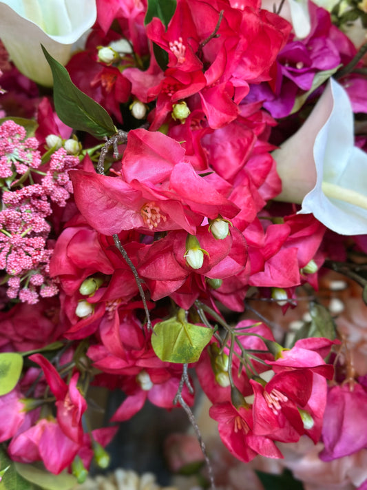 34’’ Bougainvillea Spray- Fuchsia