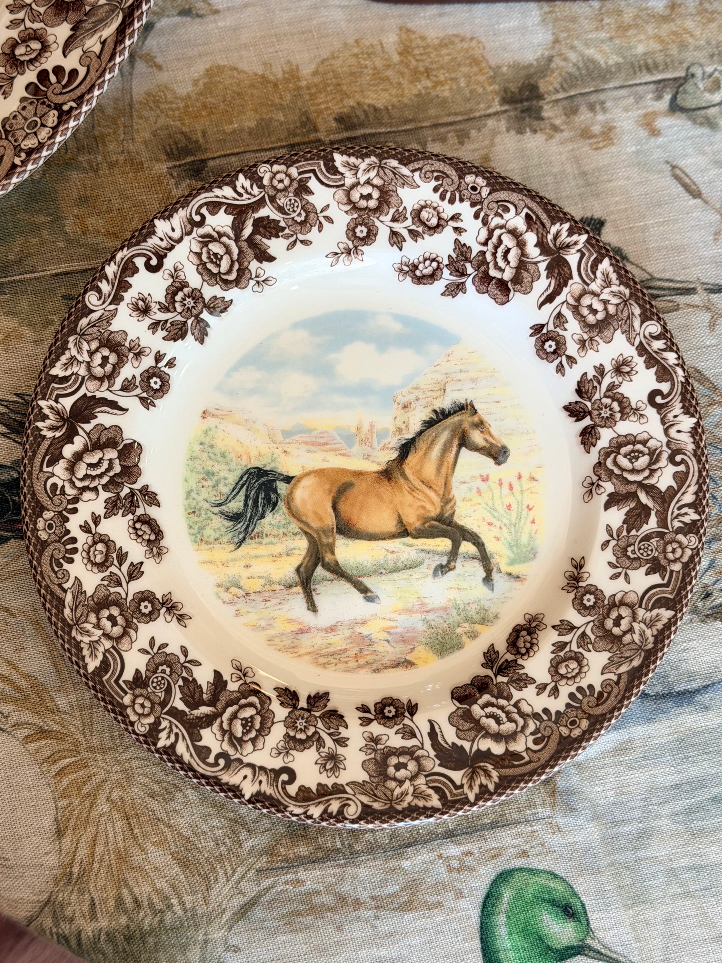 Woodland Salad Plate ( American Quarter)