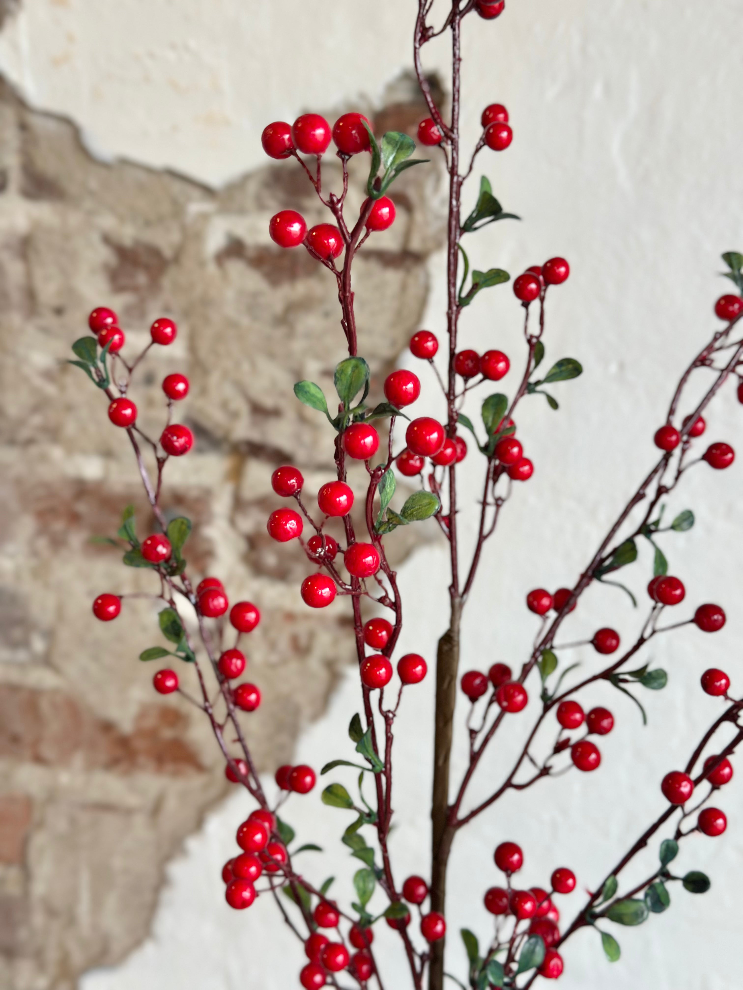 32" BERRY SPRAY - RED