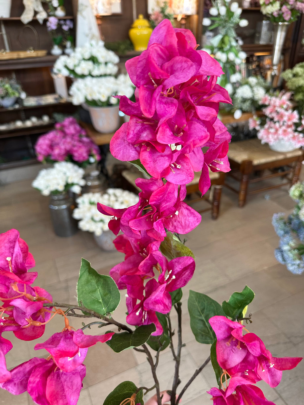 41” Magenta Bougainvillea Branch