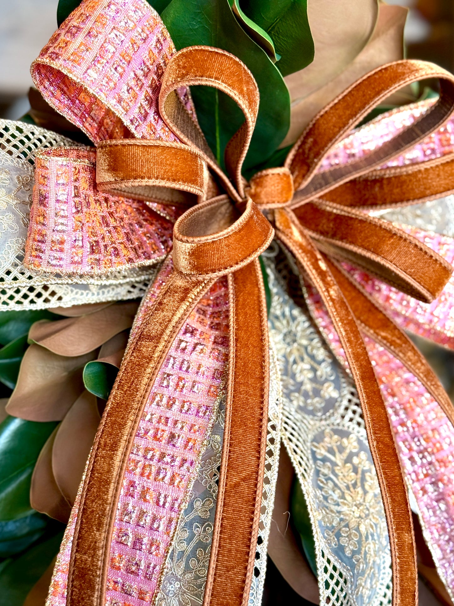 Rosy Harvest Bow