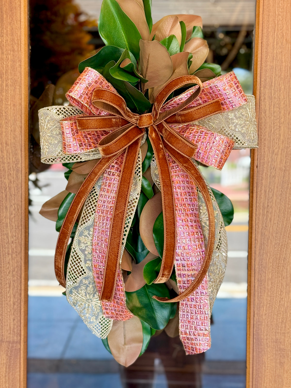 Rosy Harvest Bow