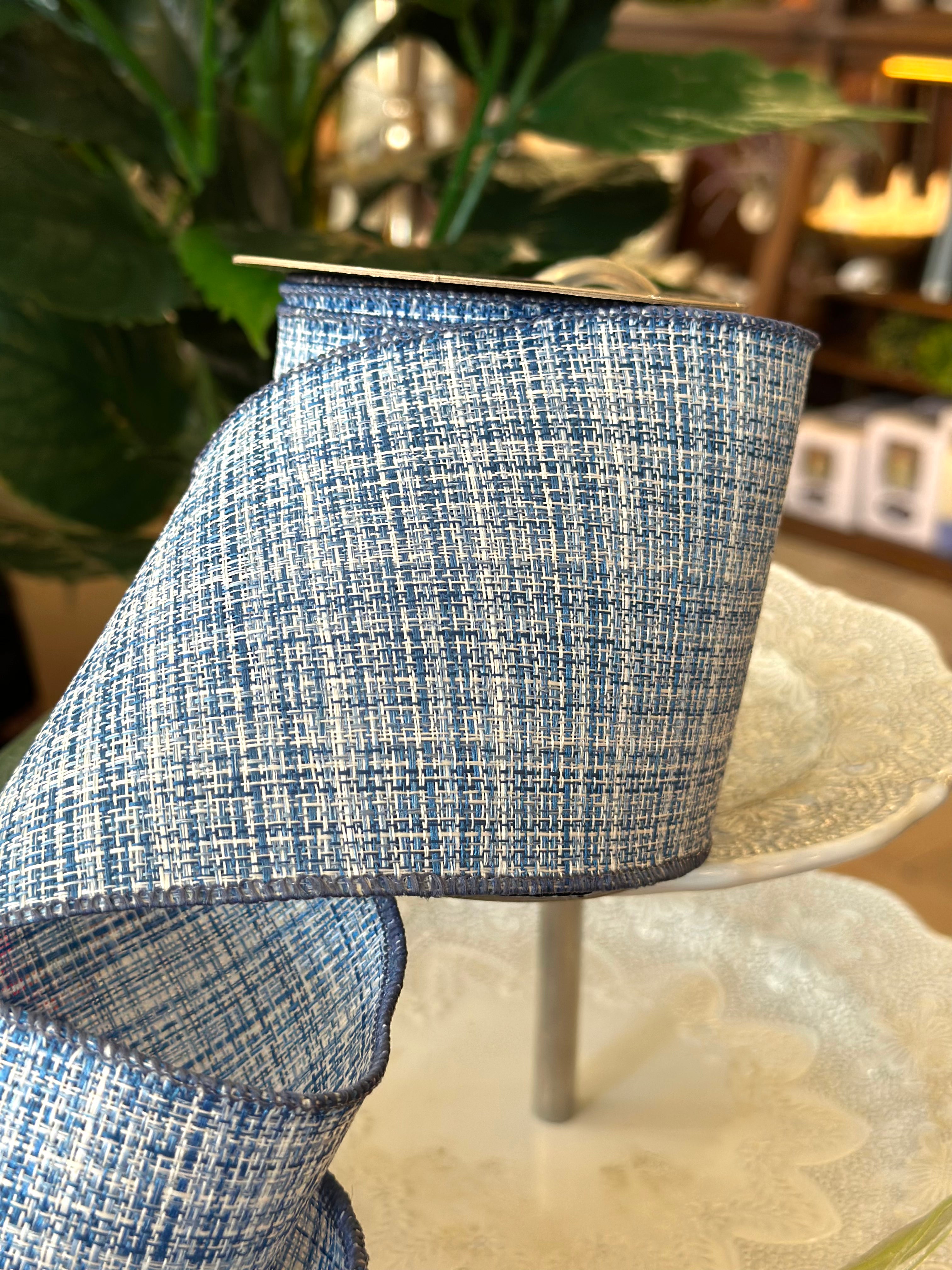 4" Course Linen, Denim Blue