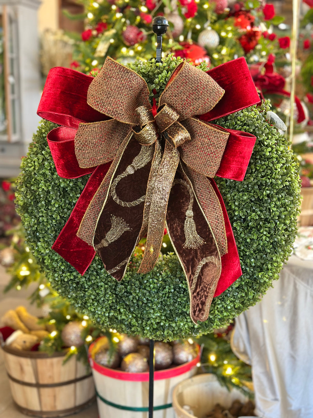 Christmas Tweed and Tassel