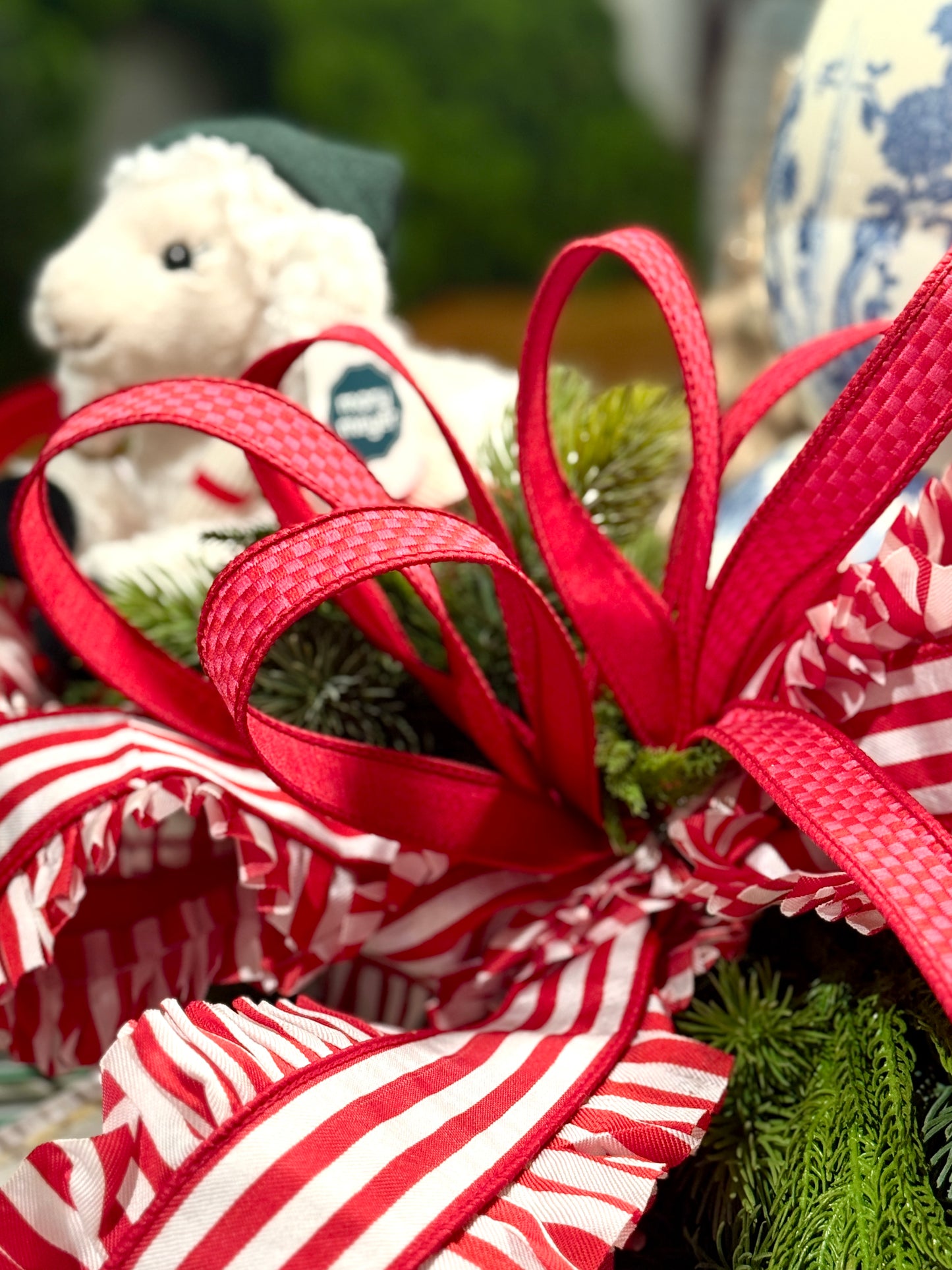 1" Kitschy Checks Ribbon - Sold by the yard