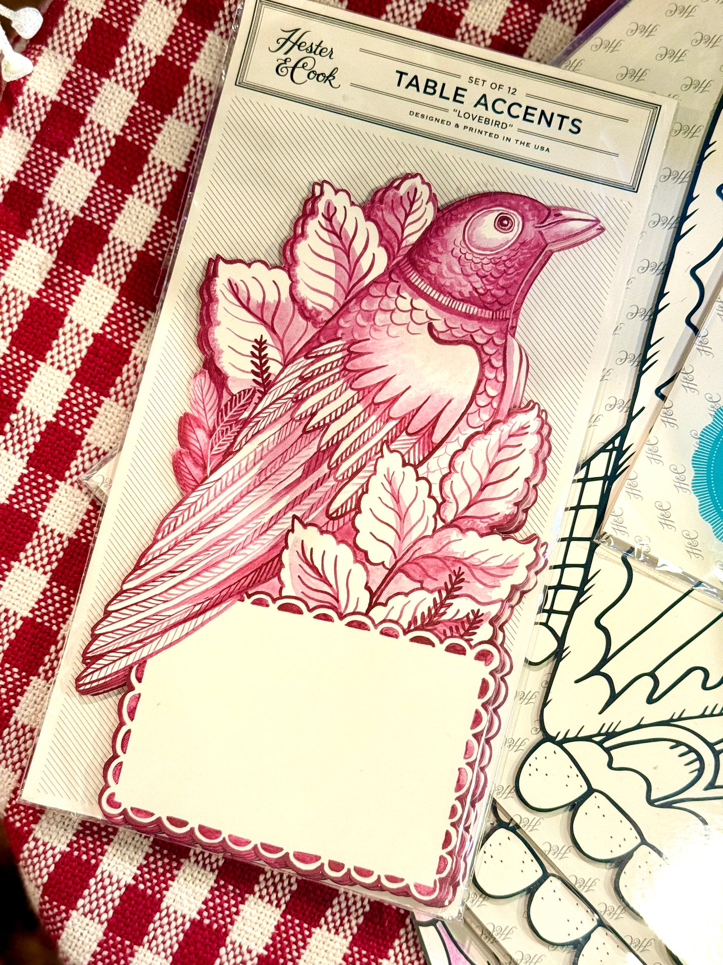 Hester & Cook “Lovebird” Table Accents