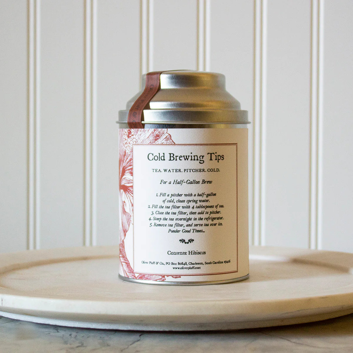 Oliver Pluff & Co.- Hibiscus Petals Cold Brew Tea