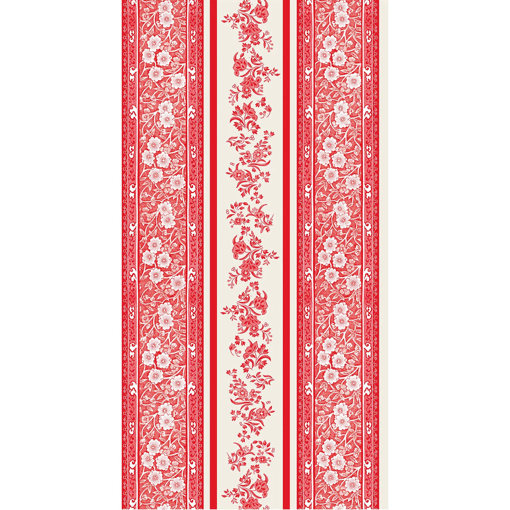 Hester & Cook “Red Burleigh Stripe” Guest Napkin