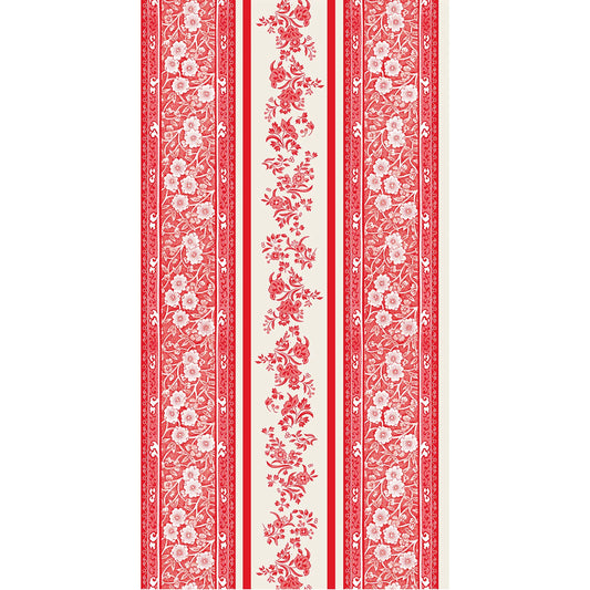 Hester & Cook “Red Burleigh Stripe” Guest Napkin