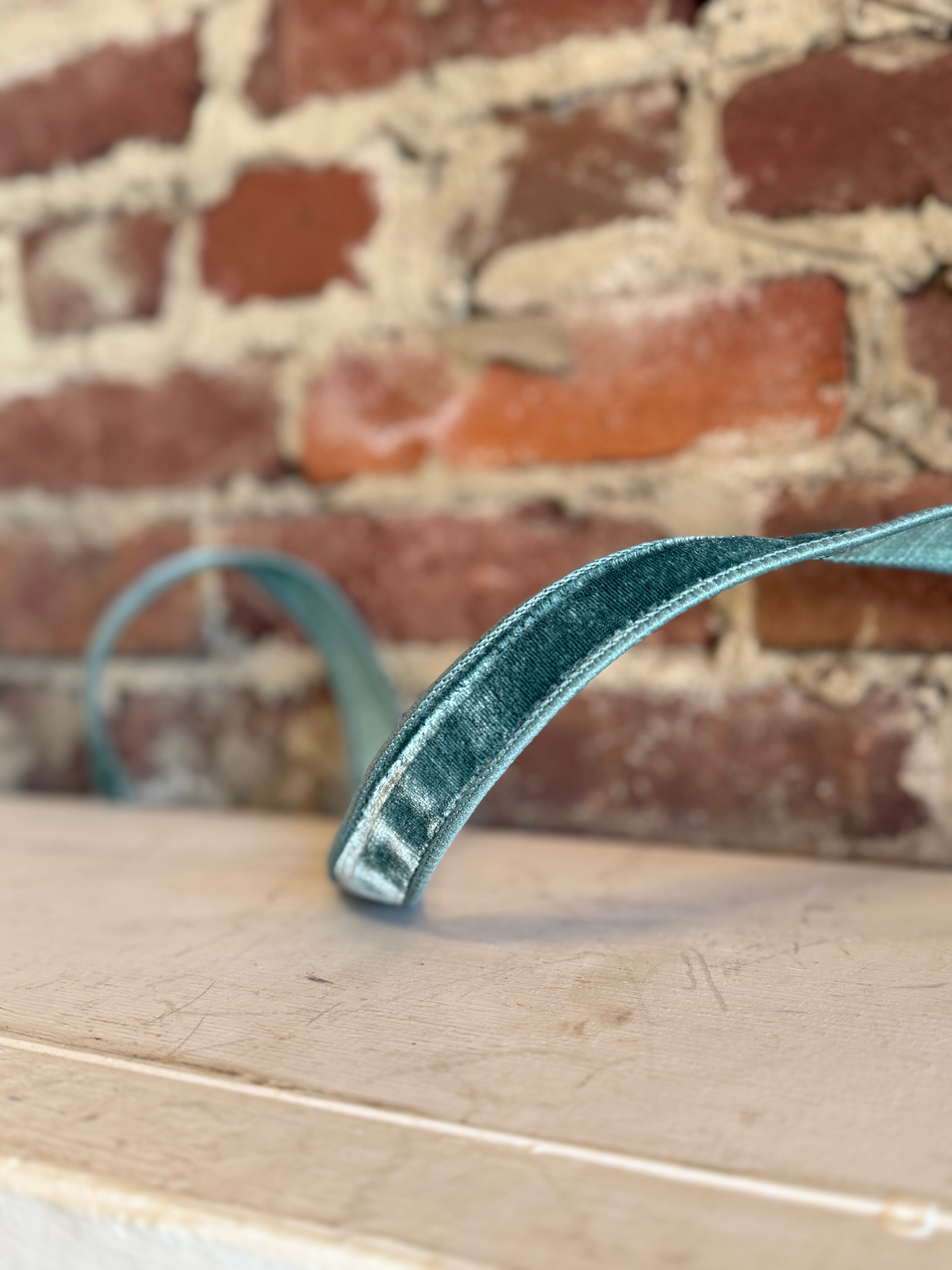 1” x 10 Y Lush Velvet, Celadon