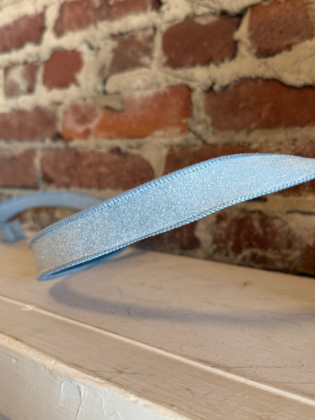 1” x 10 Y Plush Stardust, Steel Blue