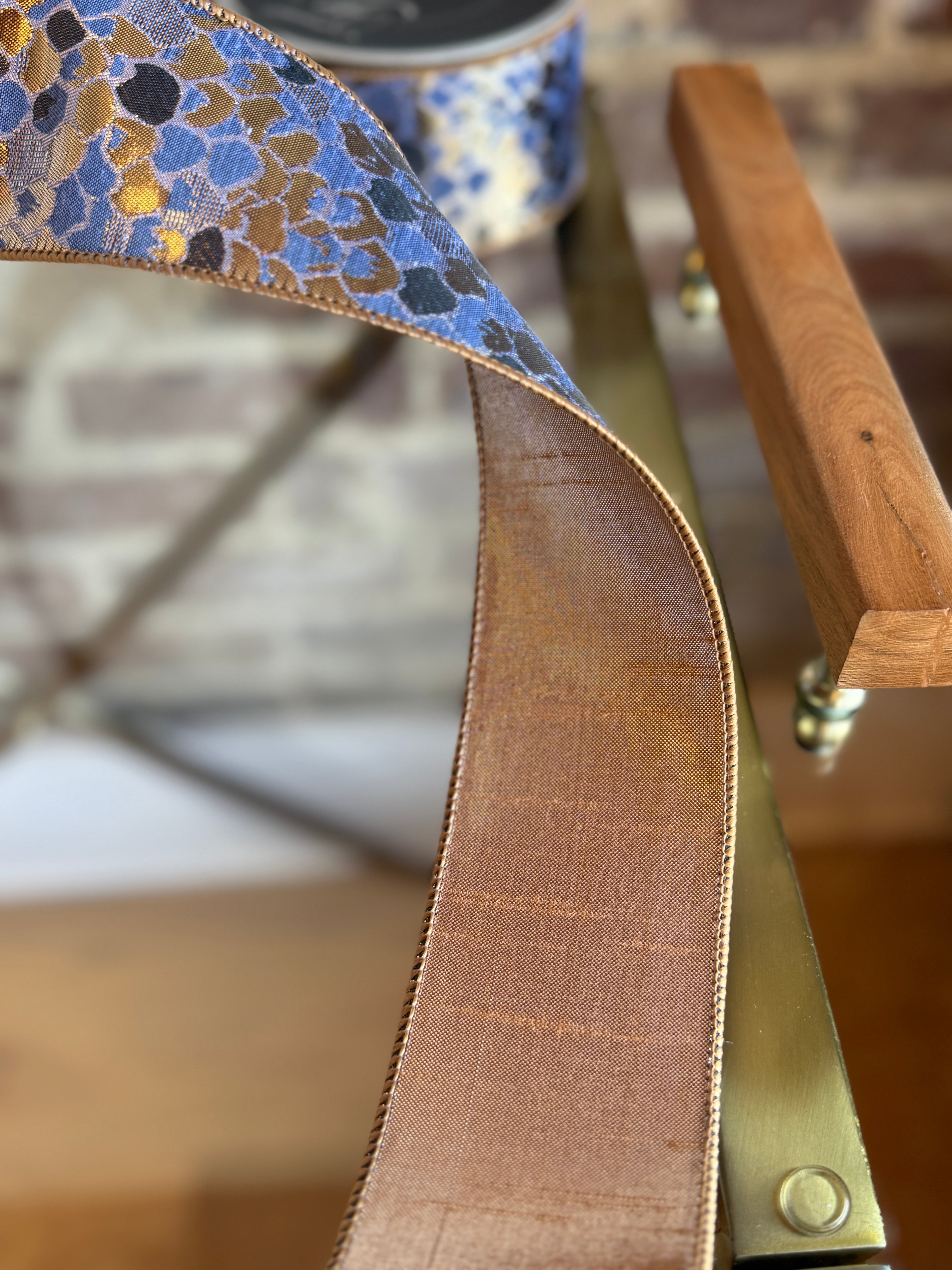 2.5” x 5 Y Florence Ribbon, Bronze
