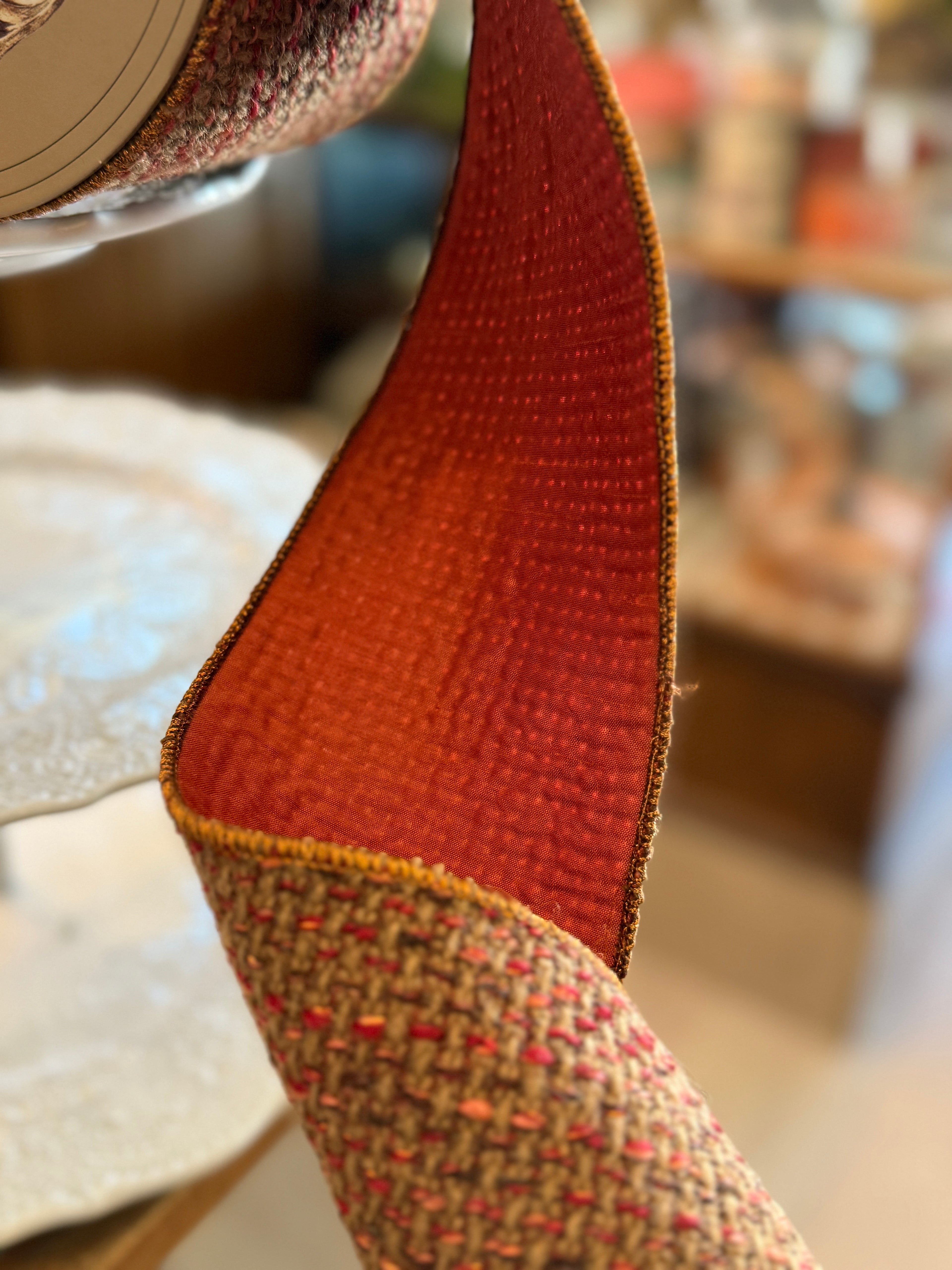 4” Shrewsbury Tweed Ribbon