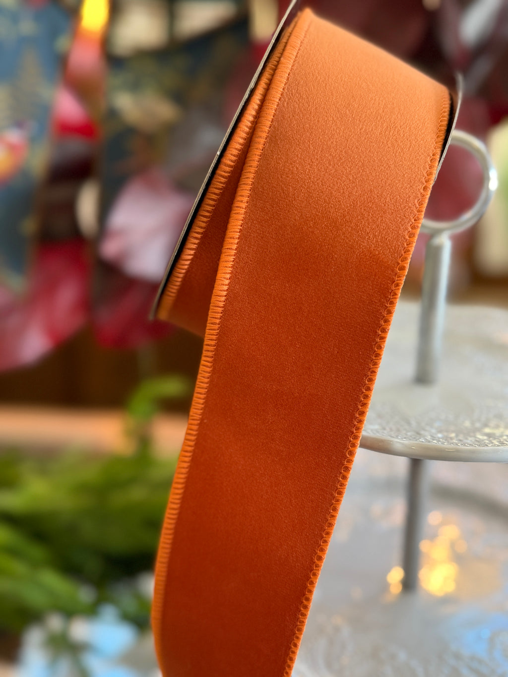 2.5” Velvet Taffeta Back, Sienna